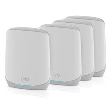 NETGEAR - Orbi 750 Series AX5200 Tri-Band Mesh Wi-Fi 6 System 4-pack - White