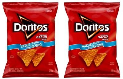 Doritos Nacho Cheese Tortilla Chips, 400g (2 Pack)