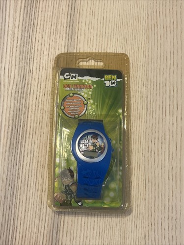Ben 10 Tennyson Blue Digital Watch Ben Ten NEW Sealed Cartoon Network Kids