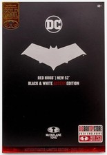 McFarlane DC Red Hood New 52 Black & White Accent Edition Gold Label Figure BBTS