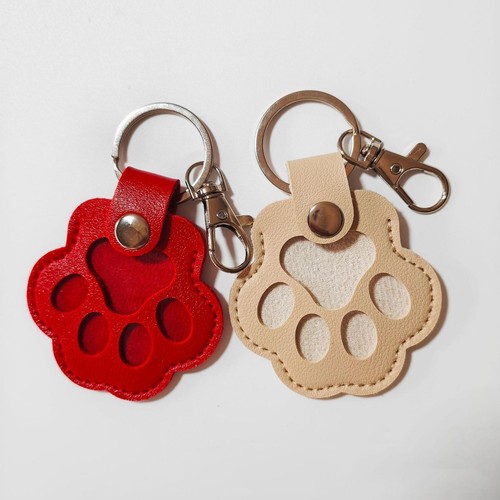 Leather Pet Memorial Keychain, Pet Hair Keepsake, Pet Fur Holder Keychain Bag - Picture 11 of 22