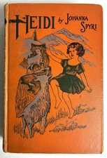 Antique Heidi (Saalfield) Johanna Spyri c.1925–31 Brundage Art, Title Page Error