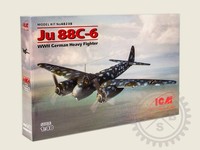 Ju 88C-6, Wwii German Heavy Fighter / 1:48 - Icm