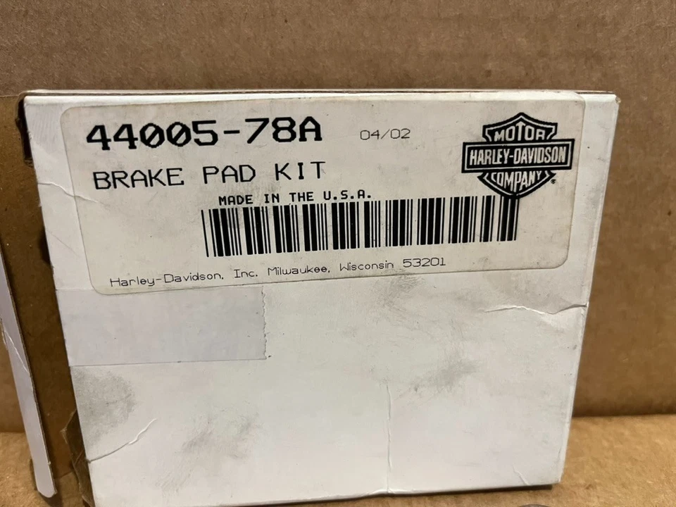 NOS 原装 Harley Davidson 刹车片套件 FL FXEF 44005-78A (U689) — 第 4/4 张图片