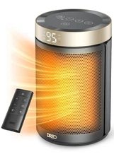 Dreo Space Heater, Portable Electric Heaters for Indoor 1500W Remote Digital