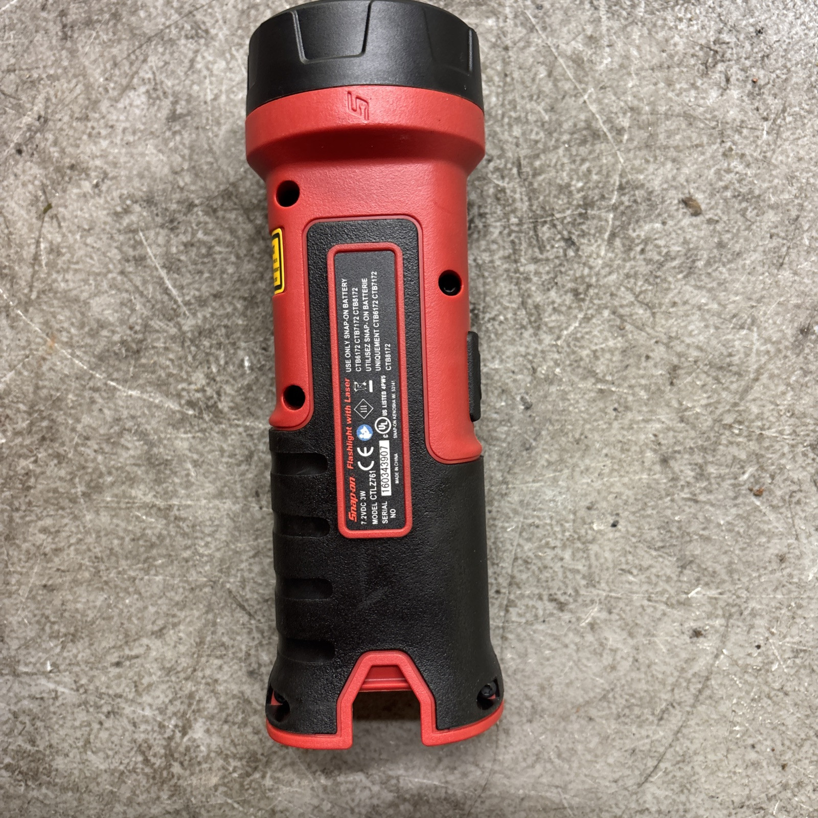 Snap-on Tools NEW 7.2v Flashlight 200 LUMEN 14.4V CTLZ761 Bare