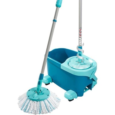 Clean Twist Spin Mop and Bucket Set with Rollers | Telescopic Handle