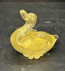 Murano Art Glass Gold Flake Duck 1950/60’s Figural Italy