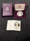 1986-S Silver Eagle Proof Original Box and COA