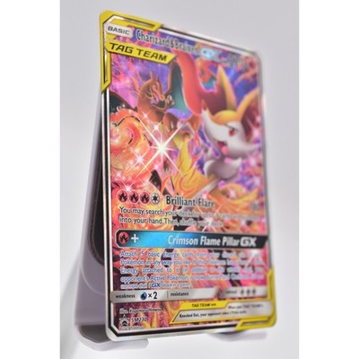 Charizard & Braixen GX SM230 Black Star Promo Holo Card Pokemon