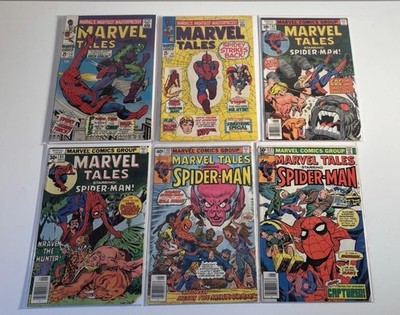 Marvel Tales Lot #12 14 82 83 115 127 (1968 80 Marvel) VG/FN Avg Reprints