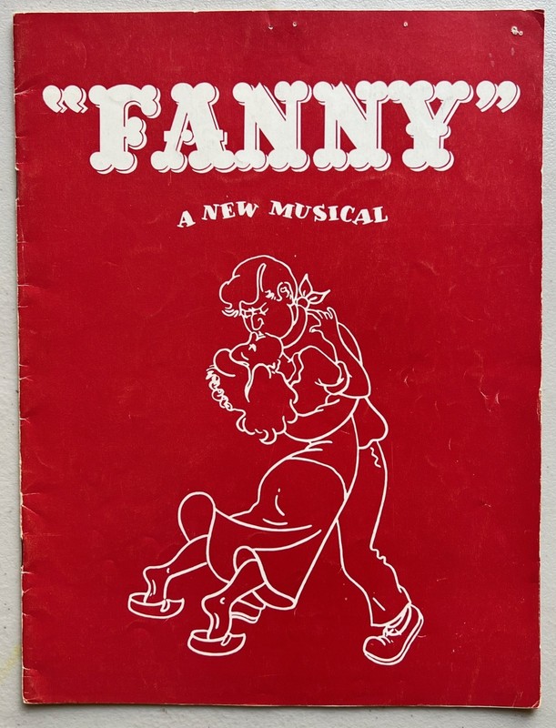 Fanny 1956 Musical Theatre Program Italo Tajo Billy Gilbert