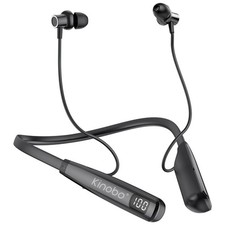 Neckband Bluetooth Headphones 100H Playtime Waterproof Sports