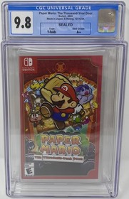 CGC Graded Paper Mario: The Thousand Year Door NEW Switch (1022798004, 9.8 A++)