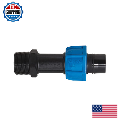 #ad Watts AMA114 ANKA Series High Pressure Poly Pipe Male NPT Adapter 1 1 4quot; x 1 1 $98.26