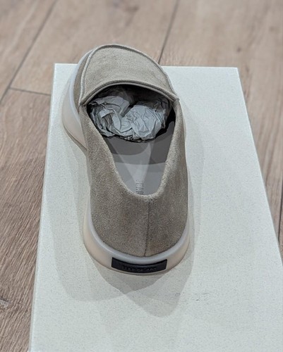 $695 Mens FEAR OF GOD Suede Slip On Loafers Storm 43 US 10 - Picture 4 of 11