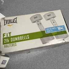 Everlast FiT 2lb Dumbbells for Wii NEW with box