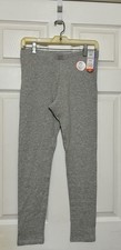 GIRLS WONDER NATION GRAY HEATHER ELASTIC WAIST PULL-ON LEGGINGS/XL 14-16 PLUS
