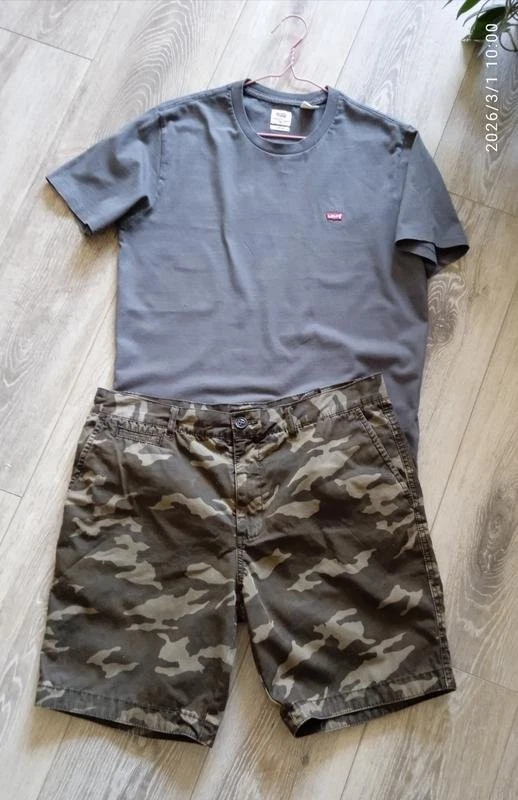 Men Pepe Jeans Shorts Brown Cotton 34 - Image 3 of 4
