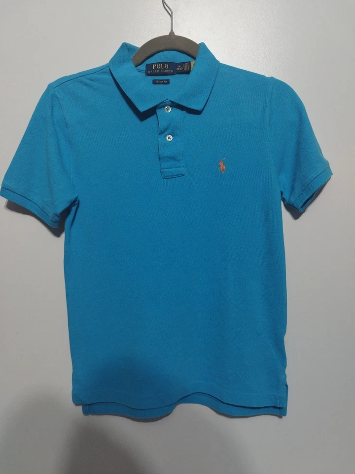 Ralph Lauren Polo Taille M (10/12 Ans) Bleu Excellent Etat - Photo 1/4