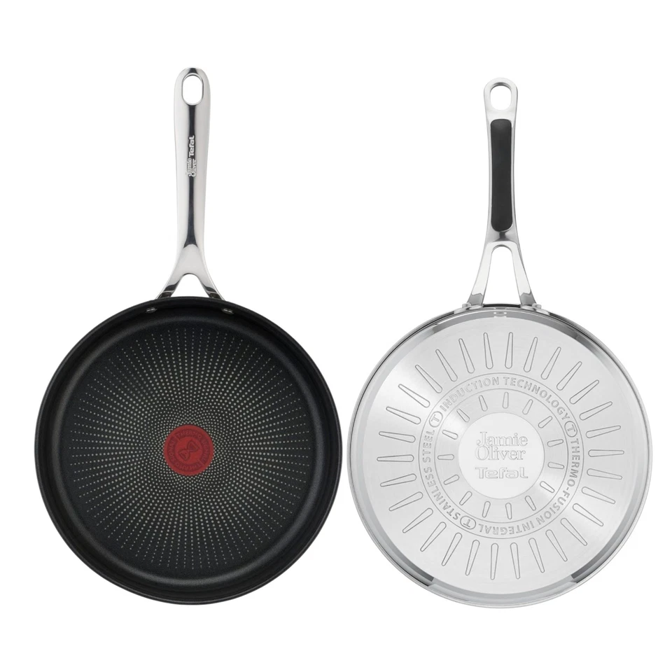 Tefal Jamie Oliver Cook' Padella Induzione Con Coperchio - Immagine 3 di 4