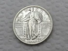 1917 P Type 1 Standing Liberty Quarter - XF/AU Details - Cleaned