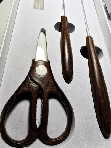 Nanocera Ceramic Kitchen Knife Set Of 3-  NEW OPEN BOX