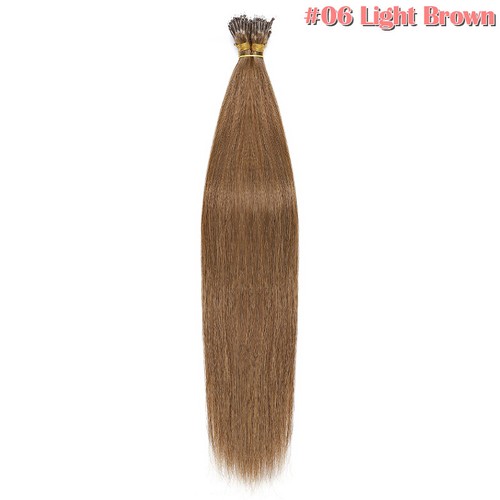 Nano Ring Tip 100% Remy Human Hair Extensions Micro Loop Beads Ombre Thick 150G - Picture 53 of 83