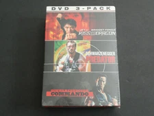 KISS OF THE DRAGON - PREDATOR - COMMANDO (3 - DVD BOX SET) BRAND NEW - SEALED 
