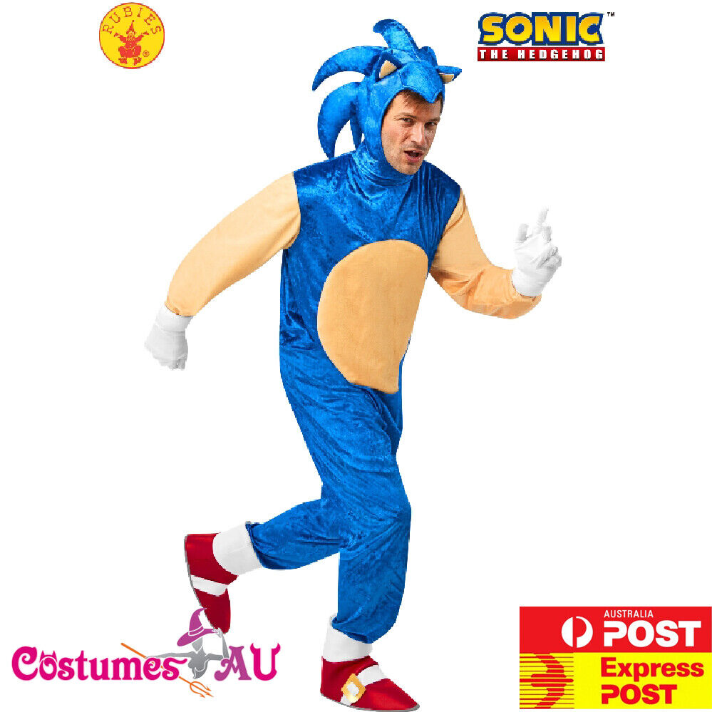 Halloween Hedgehog Sonic Cosplay Jumpsuit Costume Party Kids Fancy Dress  Suit