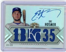 2012 Topps Triple Treads Triple Relic Autograph #149 Eric Hosmer No 38 of 99