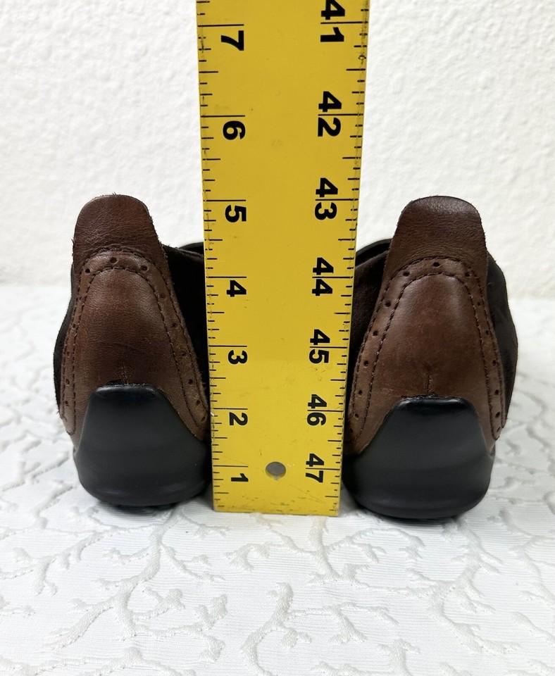 Merrell Shoes Size 9 Mery Jane Women’s Slip On Leather Suede Brown