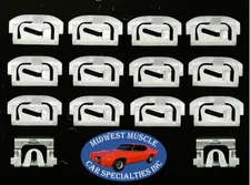 70-81 Firebird Trans Am Camaro Front Windshield Window Trim Molding Clips 14p VV