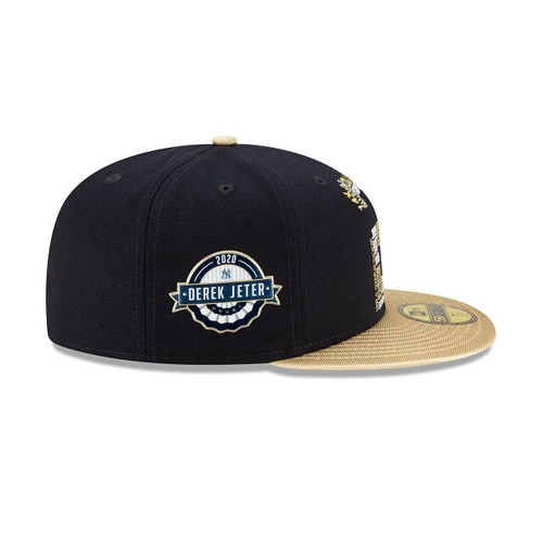 CALIGRAMA TRIBUTO DEREK JETER NUEVA YORK YANKEES TALLA 7 7/8 59FIFTY AJUSTADO - Imagen 4 de 5