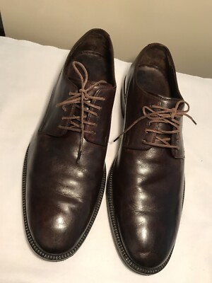 Cole Haan Men Plain Toe Oxfords Brown Leather C11432