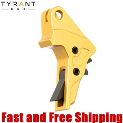 Tyrant CNC S&W Trigger Upgrade for Smith & Wesson M&P 1.0 & 2.0 - Gold