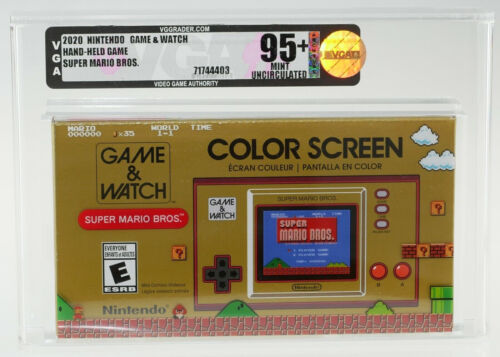 Game & Watch Super Mario Bros. Handheld | NEU NEW versiegelt SEALEDVGA 95+ GOLD - Afbeelding 1 van 6
