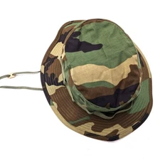Vietnam Shooter's 2.5" Short Brim Boonie Cover - Woodland Boonie Hat - Gov Issue