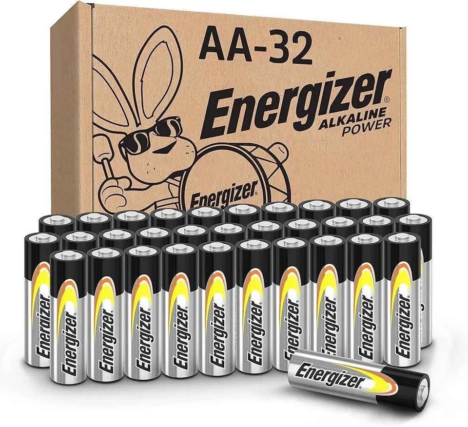 Energizer AA Batteries, Alkaline Power Double A Battery Alkaline, 32 Count-image