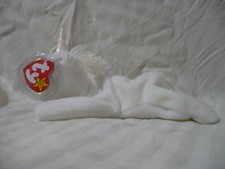 Ty Beanie Baby Mystic Iridescent Horn Coarse Mane and Tail Errors