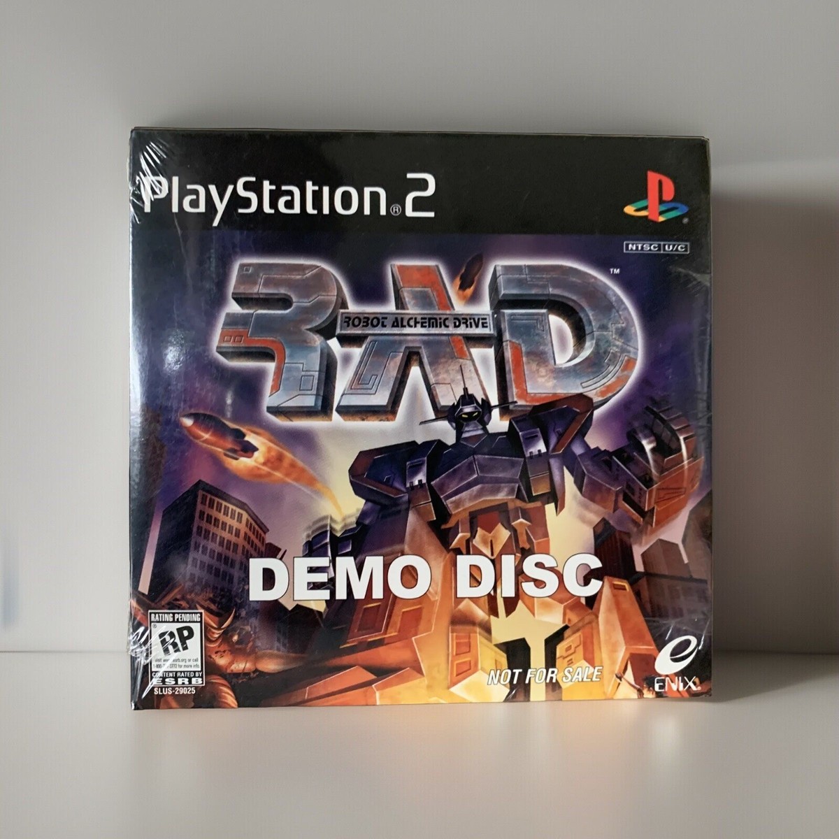 Robot Alchemic Drive RAD PlayStation 2 Sealed New Demo Disc NFR