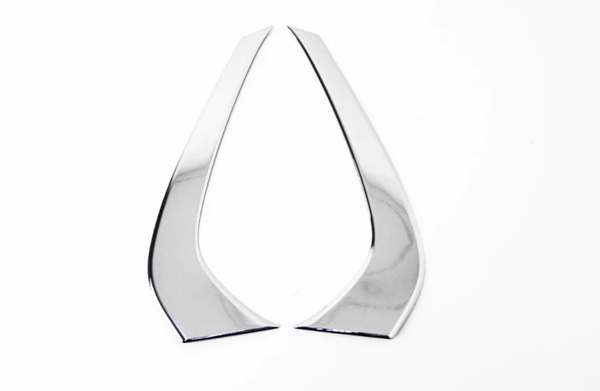 Moldura de adorno de pilar C cromada 2 piezas B928 FedEx para Chevrolet TRAX 2013-2021 Foto 2 de 4