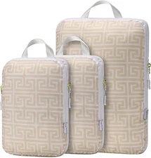 Compression Packing Cubes for Travel, Lightweight Luggage Organizers 3pc Set