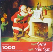 Christmas Coca Cola Dear Santa Springbok 1000 Piece Puzzle Large  24" x 30"