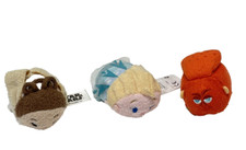 Disney Tsum Tsum Plush Lot 3 Star Wars Leah Frozen Elsa Finding Dory Hank