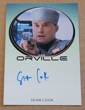 Rittenhouse The Orville Season One Sean Cook Bordered Autograph