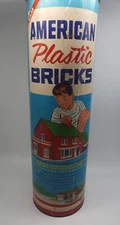 Halsam American Plastic Bricks Vintage Toys Set No. 735 Elgo Plastics Inc.