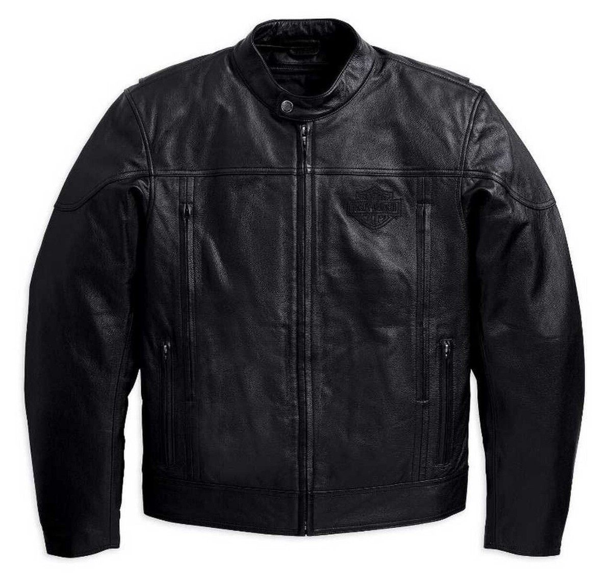 HARLEY-DAVIDSON® MEN'S XL SPOILER BLACK LEATHER JACKET 98016