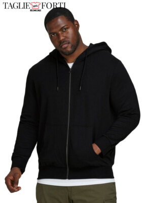 Jack & Jones Mens Hooded Winter Warm Jacket Long Sleeve Full Zip Puffer Jackets