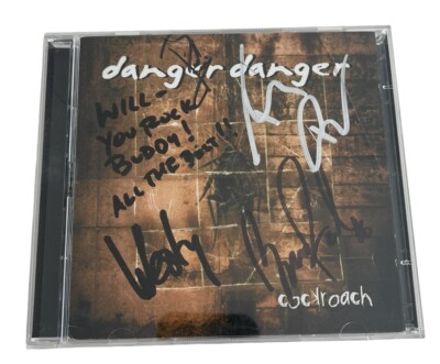 Danger Danger - Cockroach Signed Autographed CD Rare Ted Poley Paul Laine OOP